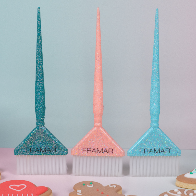 Framar Big Daddy brushes from the Cookie Cutter holiday set