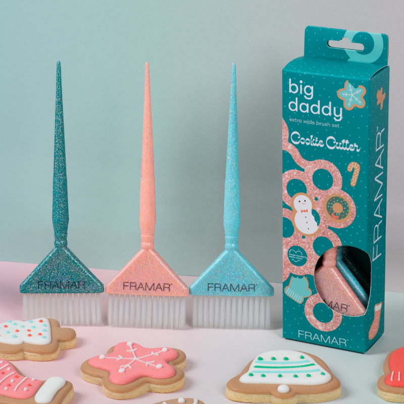 Framar Cookie Cutter professional coloring brush set