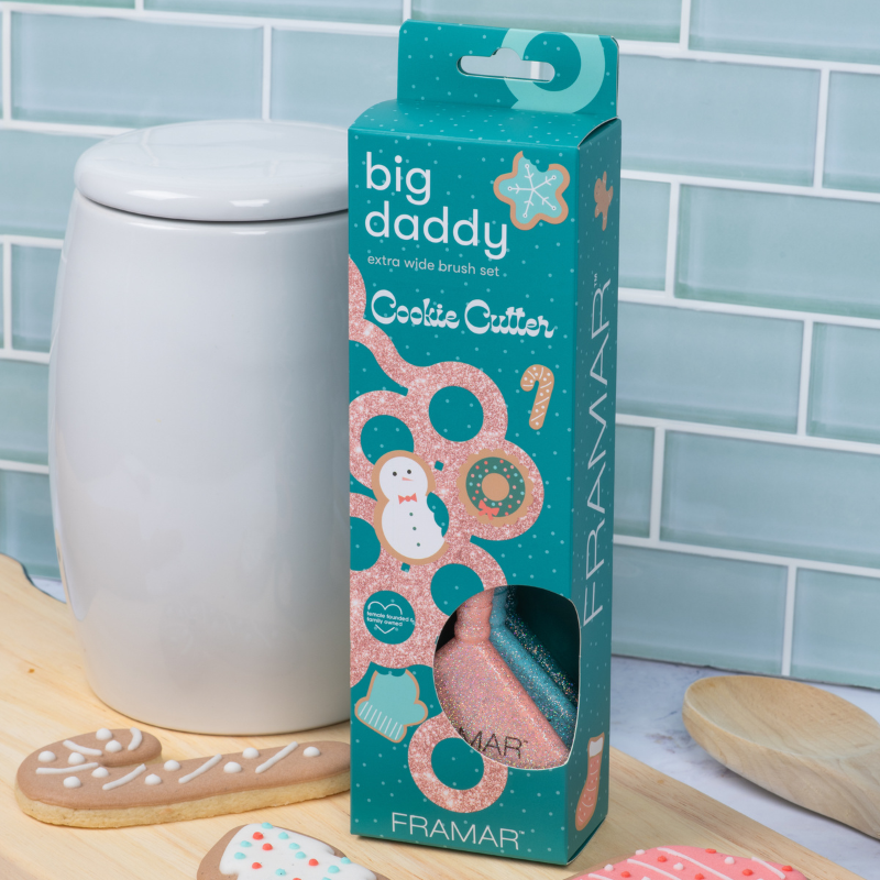 Framar Big Daddy wide brushes – Cookie Cutter collection