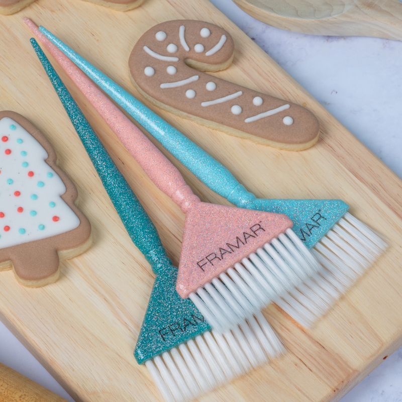 Framar Cookie Cutter Big Daddy brushes for salon pros