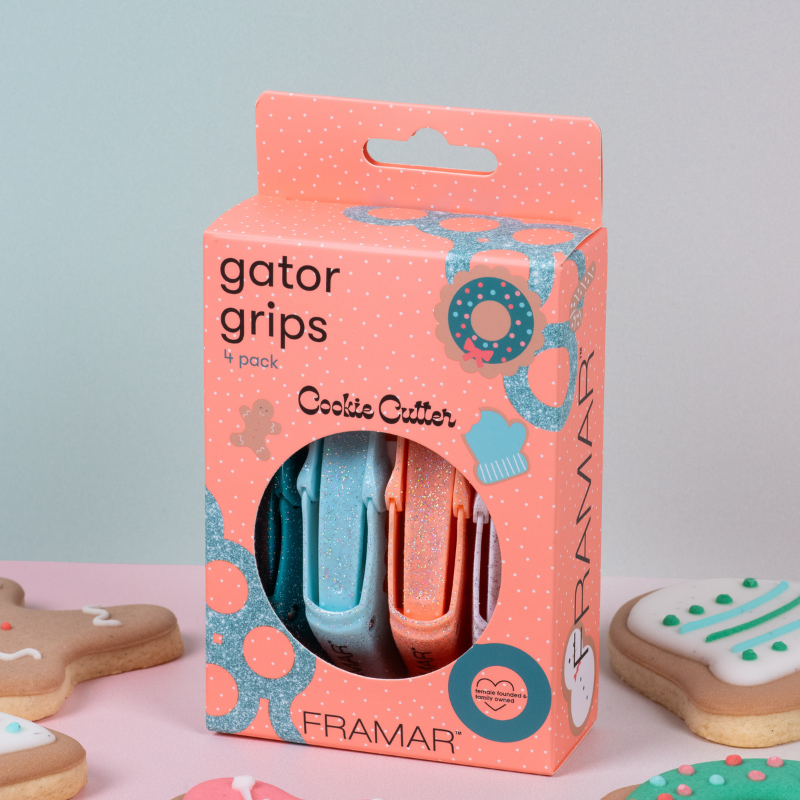 Framar Cookie Cutter durable section clips for stylists